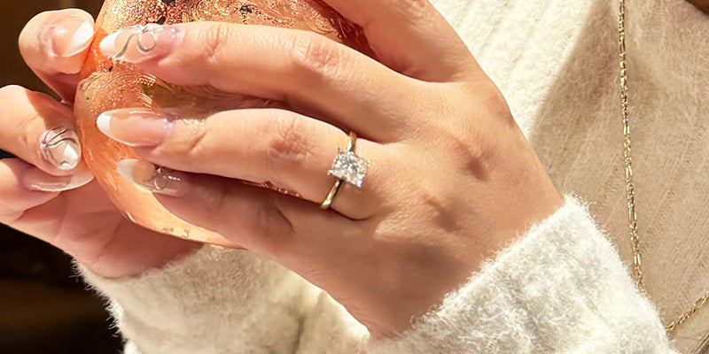 A Stunning Radiant Engagement Ring Just in Time for the Holidays