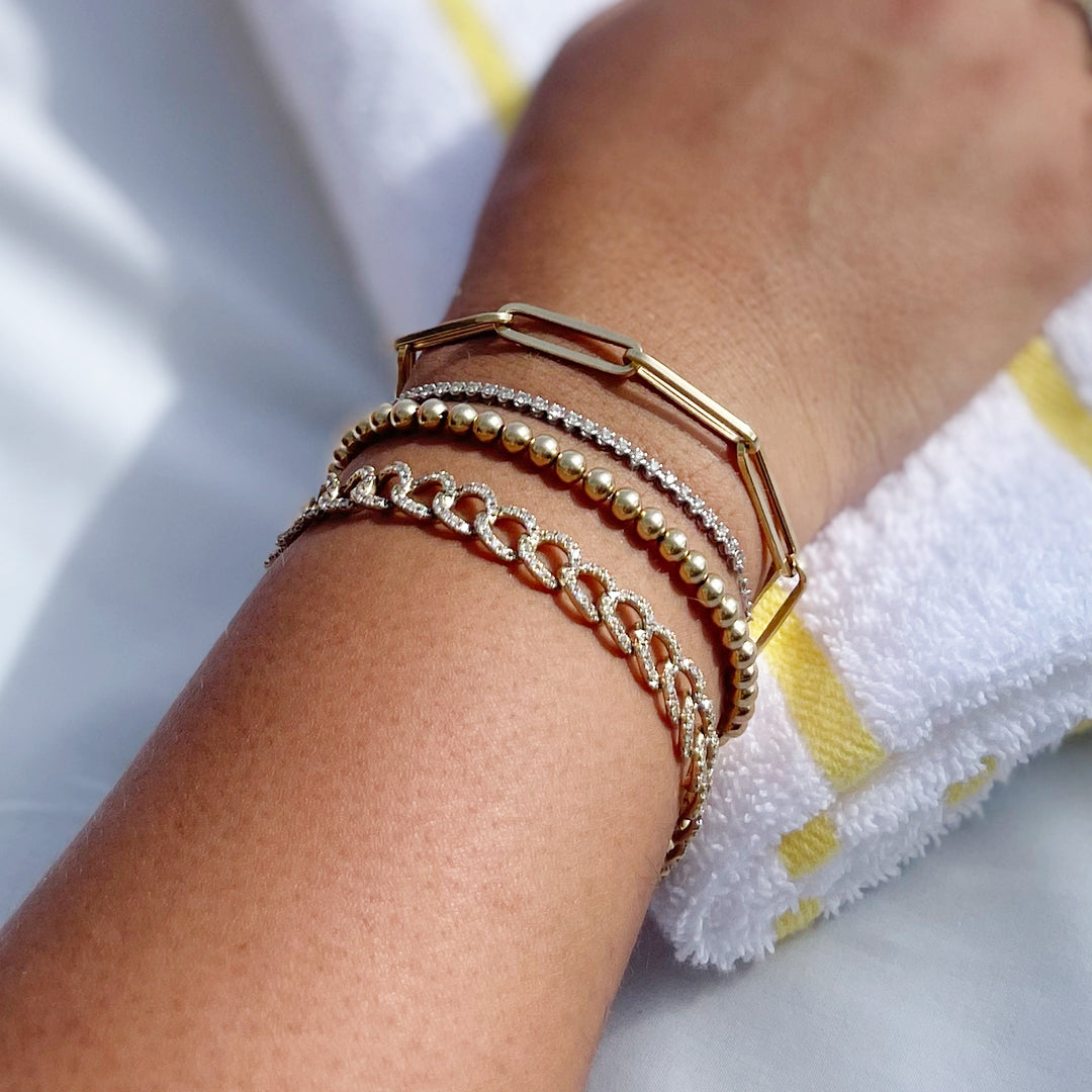 Gold Beaded Bracelet