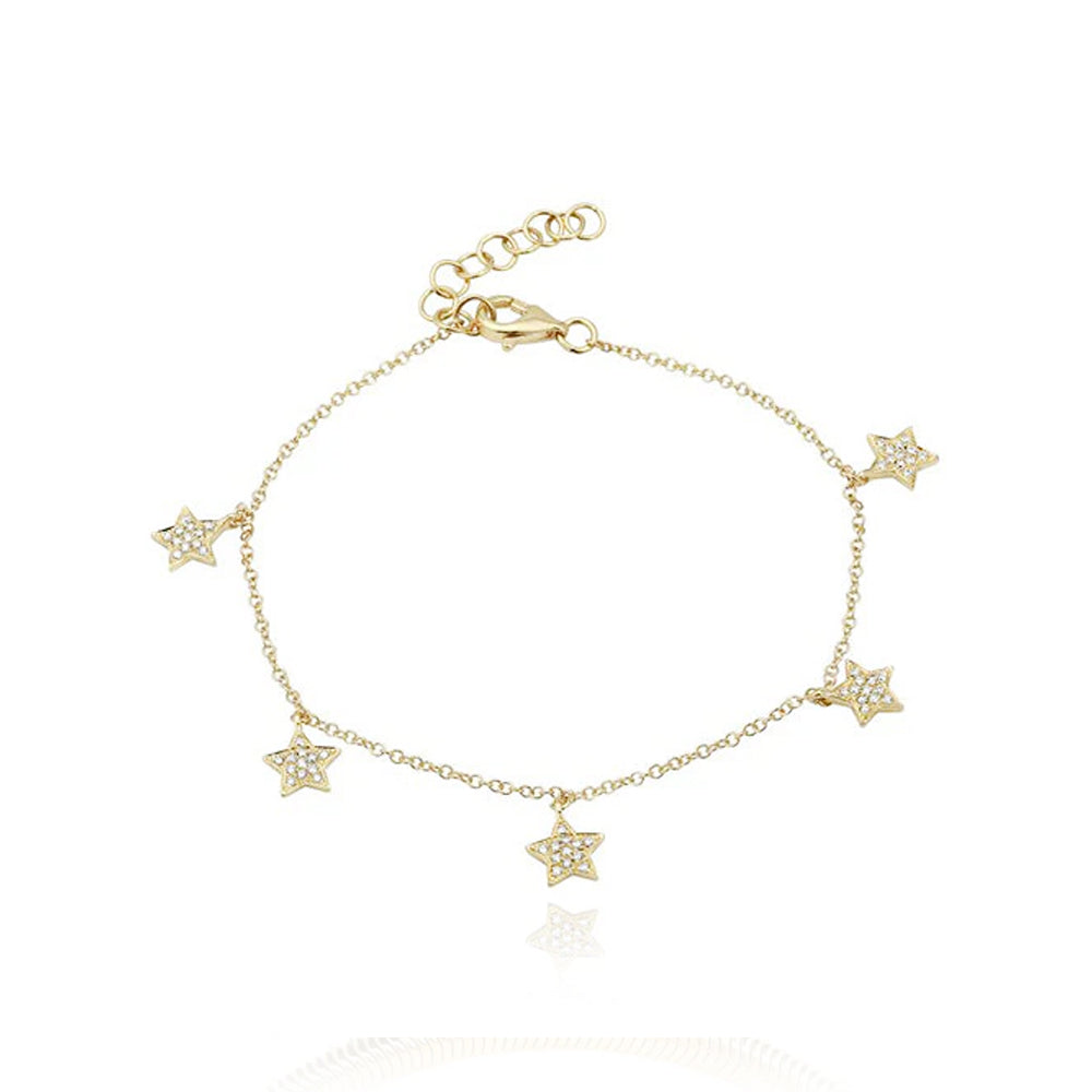 Dangling Star Bracelet