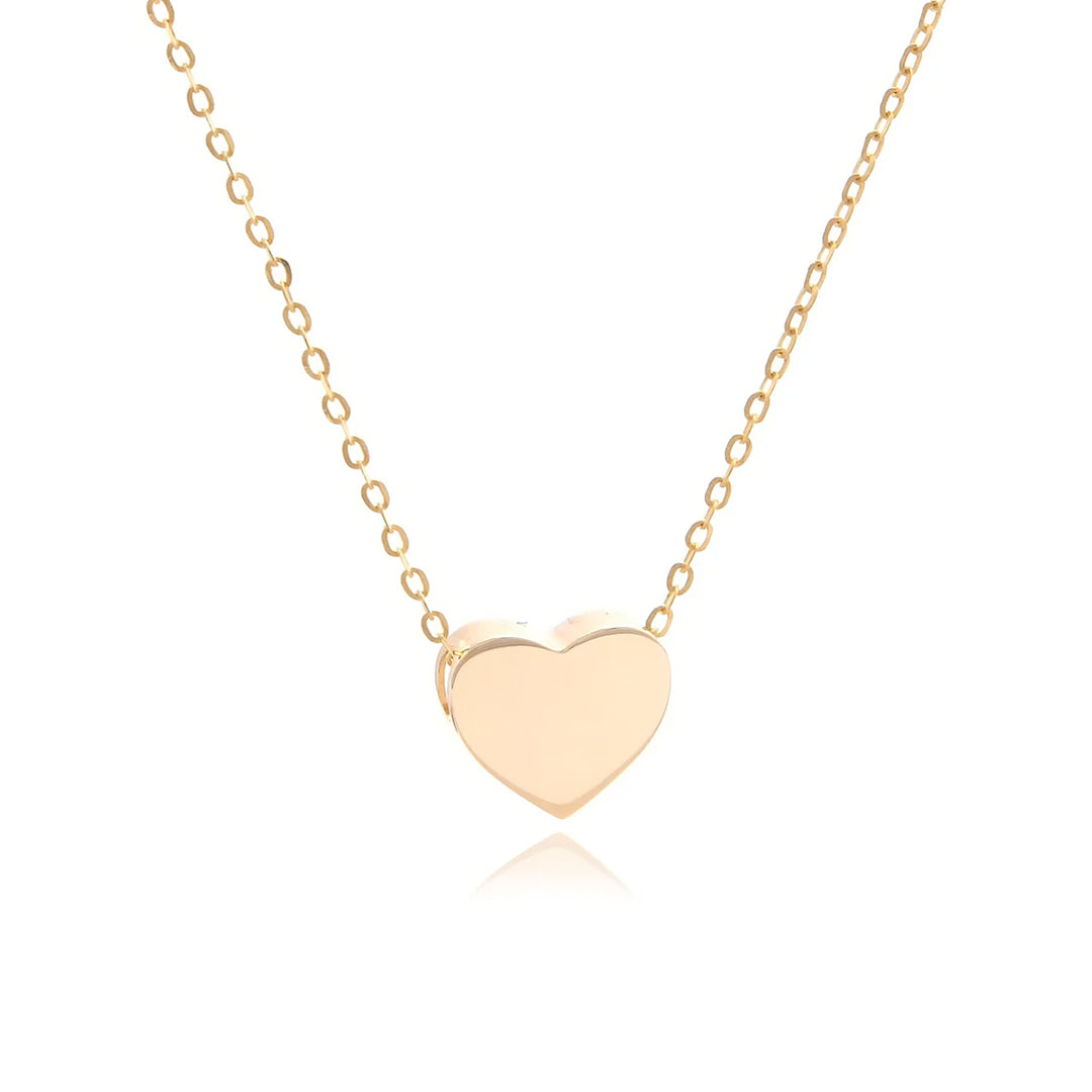 Block Heart Necklace